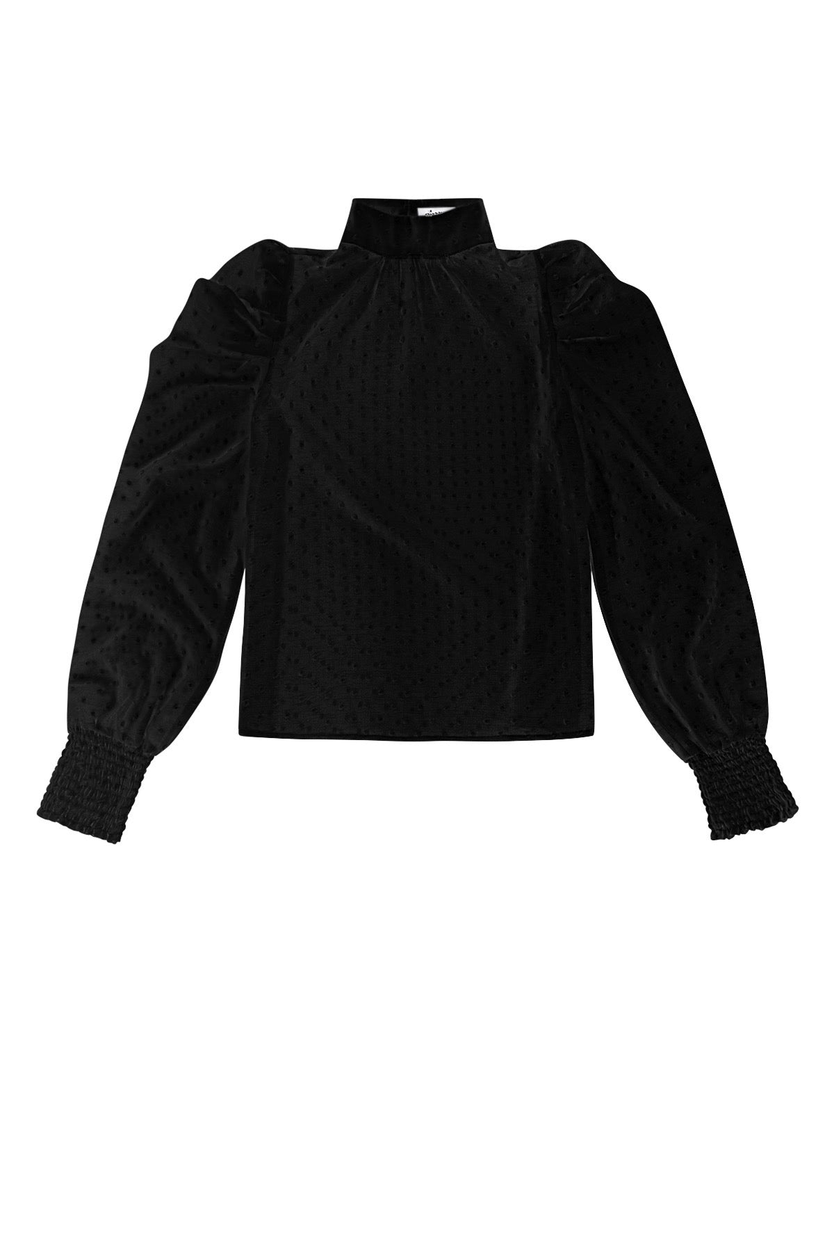 Velvet Noir Blouse